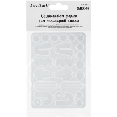 Изображение товара Силиконовая форма для эпоксидной смолы LOVE2ART SMER-09 17.6x12.5 см