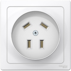 Изображение товара Розетка SCHNEIDER ELECTRIC BLANCA 3К+З, 32А, 440В, БЕЛЫЙ