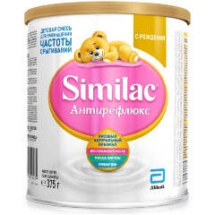 Изображение товара Молочная смесь Similac Антирефлюкс для малышей 375 г без пальмового масла