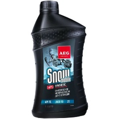 Изображение товара Моторное масло синтетическое для снегоходов AEG SNOWMOBILE 2Т JASO FD 1л