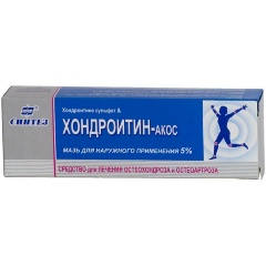Изображение товара Лекарственное средство Хондроитин-АКОС мазь д/нар прим. 5% туба 50г (СИНТЕЗ)