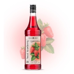 Изображение товара Сироп Pinch&Drop Клубника 1 литр натуральный клубничный вкус