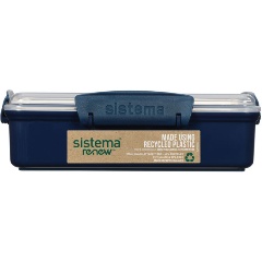 Изображение товара Контейнер Sistema RENEW с разделителями 975мл синий, 581482