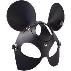 Изображение товара Маска SITABELLA Черная кожаная Мышка