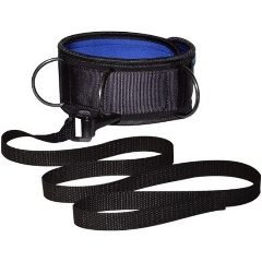 Изображение товара Ошейник SITABELLA Чёрно-синий неопреновыйс поводком