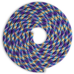 Изображение товара Скакалка гимнастическая INDIGO, SM-360-MLT4, утяжеленная, 180г, длина 3 м, шнур, мультиколор