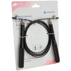 Изображение товара Скоростная скакалка Ironmaster IR97175 с алюминиевыми рукоятками