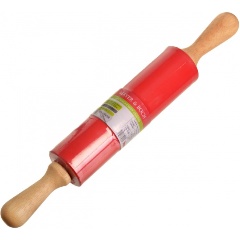 Изображение товара Скалка Mayer&Boch силикон, деревянные ручки 38,3см, 29439