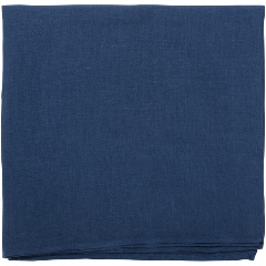 Изображение товара Скатерть Tkano Essential из стираного льна, 170х170, синий