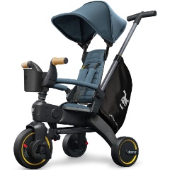 Изображение товара Велосипед трехколесный складной Doona Liki Trike S5, Ocean Blue
