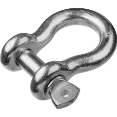 Изображение товара Скоба такелажная омегообразная 1 1/4" (31.2 ), 1 шт, палец 36 , г/п 12н, оцинкованная, ЗУБР 304525-31