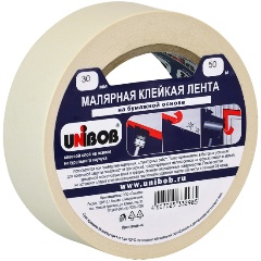 Изображение товара Скотч малярный Unibob 30 мм x 50 м