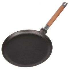 Изображение товара Сковорода блинная Гардарика 24 см, со съемной ручкой, чугун (0424)