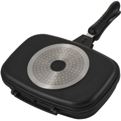 Изображение товара Сковорода-гриль двусторонняя GIPFEL CALEFFI, 32х22х7.5 см