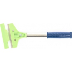 Изображение товара Скребок, фиксированное лезвие, 100 мм, металлическая обрезиненная ручка, 300 мм, СИБРТЕХ, 79542