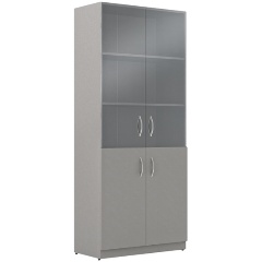 Изображение товара Шкаф комбинированный Skyland SR-5W.2 серый 770х375х1815 серия Simple
