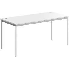Изображение товара Письменный стол SKYLAND СП-4S Белый Алюминий 1600x720x755 мм для дома и офиса