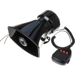 Изображение товара Сирена 3х тональная SKYWAY 12V 048 с громкоговорителем