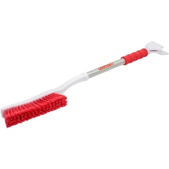 Изображение товара Щетка для очистки снега со скребком SKYWAY 78 см с распушенной щетиной (двойной скребок)