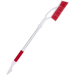 Изображение товара Щетка для очистки снега со скребком SKYWAY 88 см с распушенной щетиной