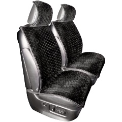 Изображение товара Накидка сиденья из искусственного меха SKYWAY ARCTIC Черный Соты 5 предметов