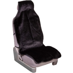 Изображение товара Накидка сиденья меховая искусственная мутон SKYWAY ARCTIC standart Черный