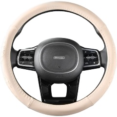 Изображение товара Оплетка SKYWAY Art-5 M Бежевая экокожа