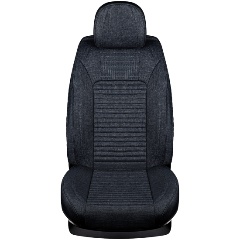 Изображение товара Накидка сиденья лен блекаут SKYWAY Elegant-1 6 предм. Черный