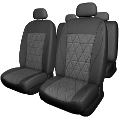 Изображение товара Чехлы сиденья SKYWAY Forward-17 экокожа 11 предм. черно/серый