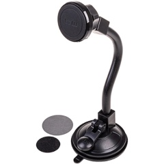 Изображение товара Держатель телефона магнитный на панель SKYWAY гибкая ножка Черный