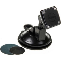 Изображение товара Магнитный держатель телефона на присоске SKYWAY короткая ножка черный