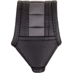 Изображение товара Чехол рычага АКПП SKYWAY кож.зам круг Черный/Серый