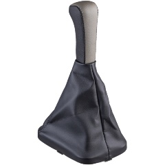 Изображение товара Ручка КПП SKYWAY кожа иск. для ВАЗ 2110 с чехлом Серая