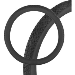 Изображение товара Оплетка SKYWAY Modern-5 XL Черная из экологической кожи для защиты