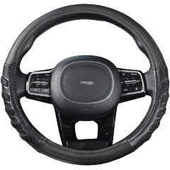 Изображение товара Оплетка SKYWAY Racer-1 M Черная экокожа