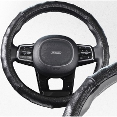 Изображение товара Оплетка SKYWAY Real-6 М Черная кожа натуральная