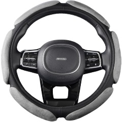 Изображение товара Оплетка SKYWAY Sponge classic 6 подушечек M Черно/серая экокожа