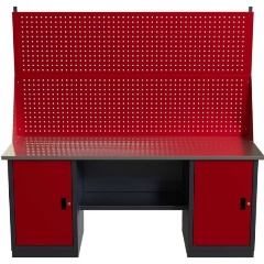 Изображение товара Слесарный двухтумбовый верстак с двойным экраном IRONMEBEL worky wk-0/wk-0 1900 M-IM00197K