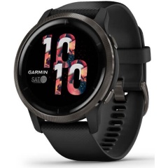 Изображение товара Смарт-часы Garmin Venu 2, 33мм, 1.3", черный/черный