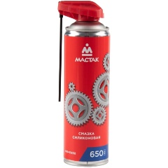 Изображение товара Силиконовая смазка МАСТАК 650 мл со складным соплом для защиты и облегчения обслуживания