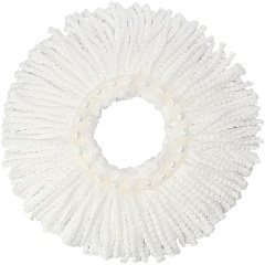 Изображение товара Сменная насадка для швабры Smart Solutions Cleanup 15.7 см, круглая, полиэстер (SS0000266)