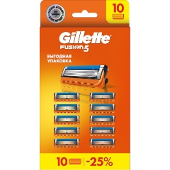 Изображение товара Сменные кассеты для бритья Gillette Fusion5, 10 шт