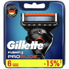 Изображение товара Сменные кассеты для бритья GILLETTE Fusion5 ProGlide, 6 шт