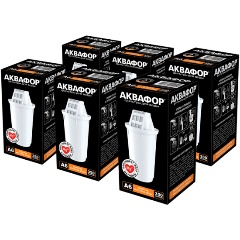 Изображение товара Сменная кассета к кувшинам АКВАФОР А6 6 шт для очистки воды
