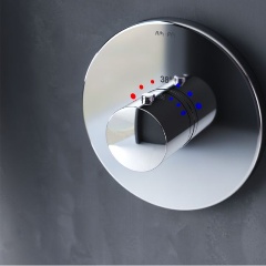 Изображение товара Смеситель для ванны и душа AM.PM LIKE F8075500 с термостатом хром стиль Dynamic Organic