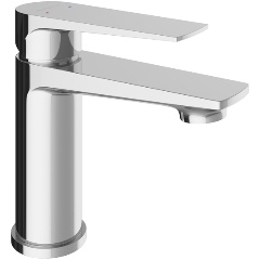 Изображение товара Смеситель для раковины Aqueduto LINHA хром из латуни с рычажным управлением