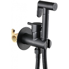 Изображение товара Смеситель для биде Savol S-FXQ002H черный встроенный с гигиеническим душем