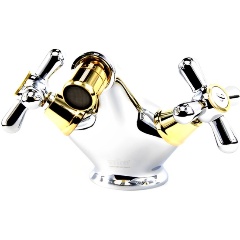 Изображение товара Смеситель для биде Webert Armony AM710102017, хром/золото