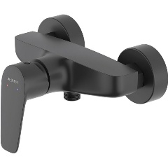 Изображение товара Смеситель для душа AQUATEK AQ1160MB БЕТТА матовый черный однорычажный монтаж на стену