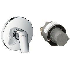Изображение товара Смеситель для душа Hansgrohe Logis 71666000 хром латунь рычажное управление